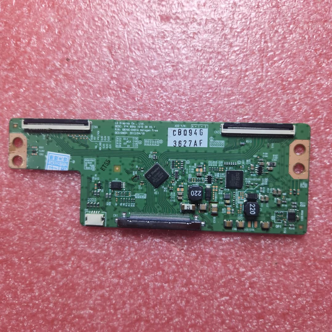 T-con LG V14 60Hz 1G1D SW VO.1 P/N: 6870C-0481A Halogen Free