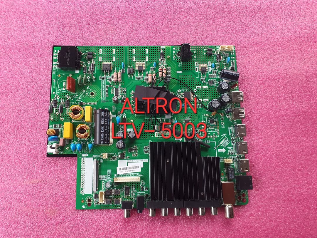 บอร์ดทีวี Altron HK.T.RT2851P838 ใช้กับทีวีรุ่น LTV-5504 (112-180v/400mA)