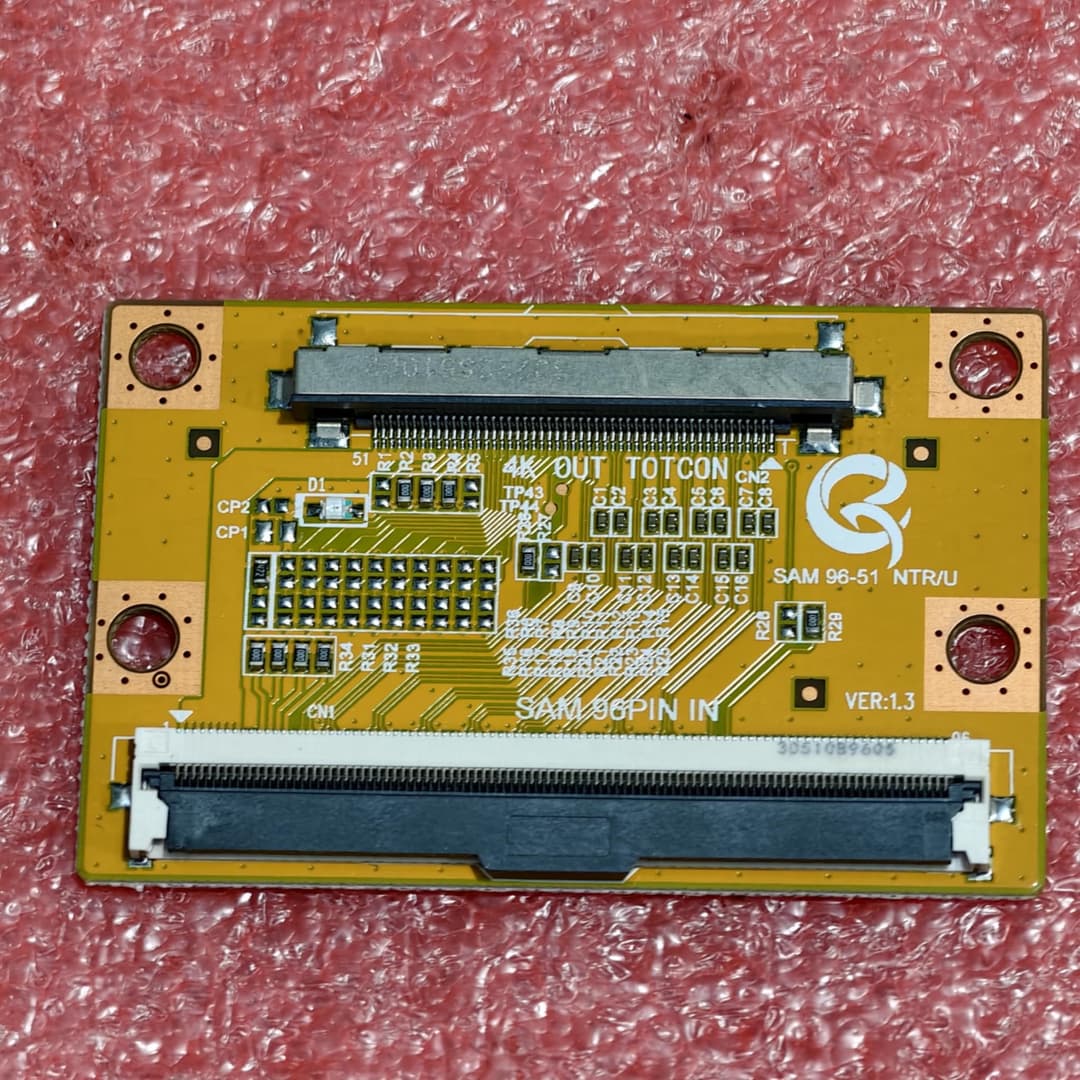 ตัวแปลงเมนบอร์ด Samsung แบบ 96 pin ให้ใช้กับจอ 51 pin ทั่วไป สำหรับทีวีตระกูล UN NU RU