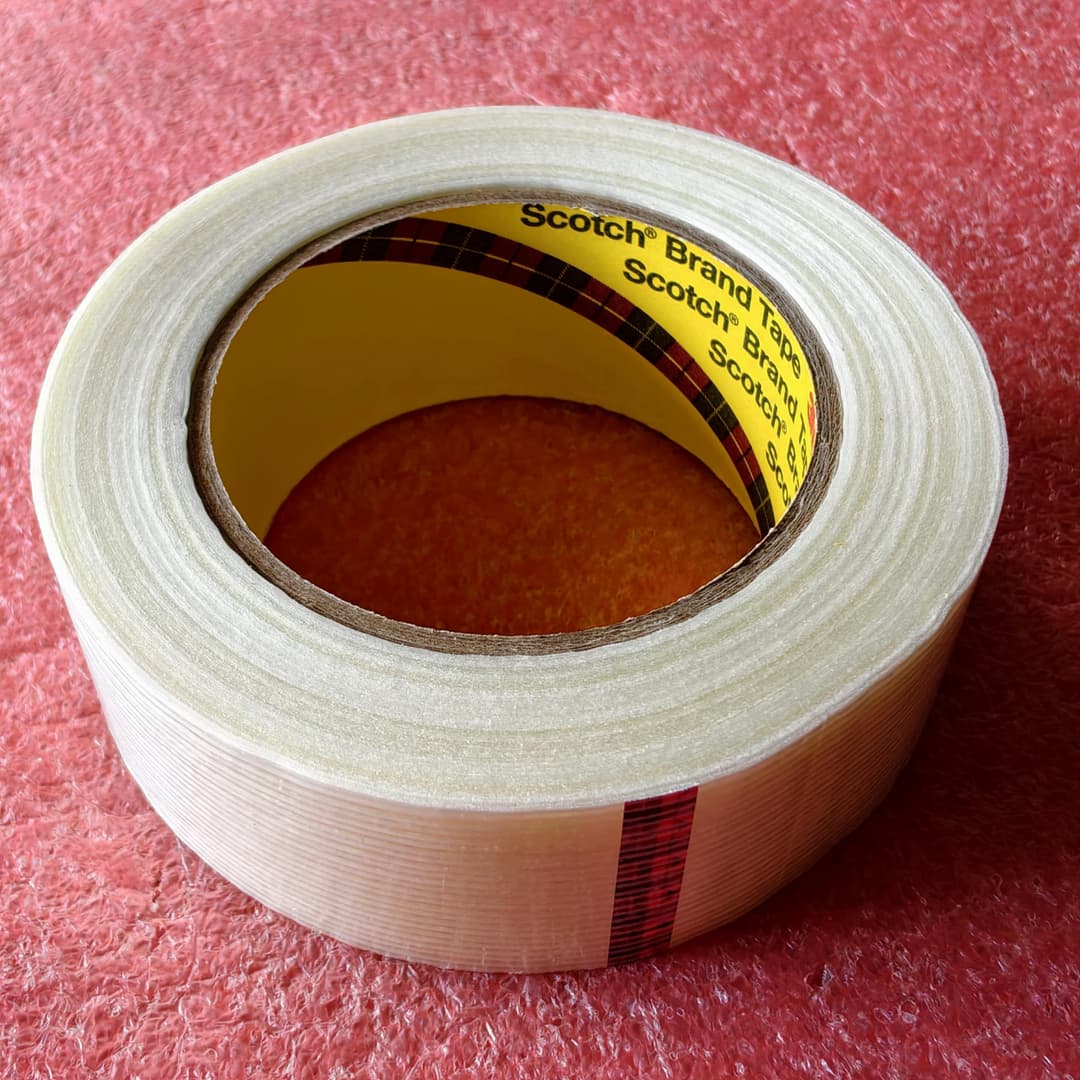 เทปใยสัปปะรด กว้าง 4ซม. (ม้วนใหญ่ หน้ากว้าง)