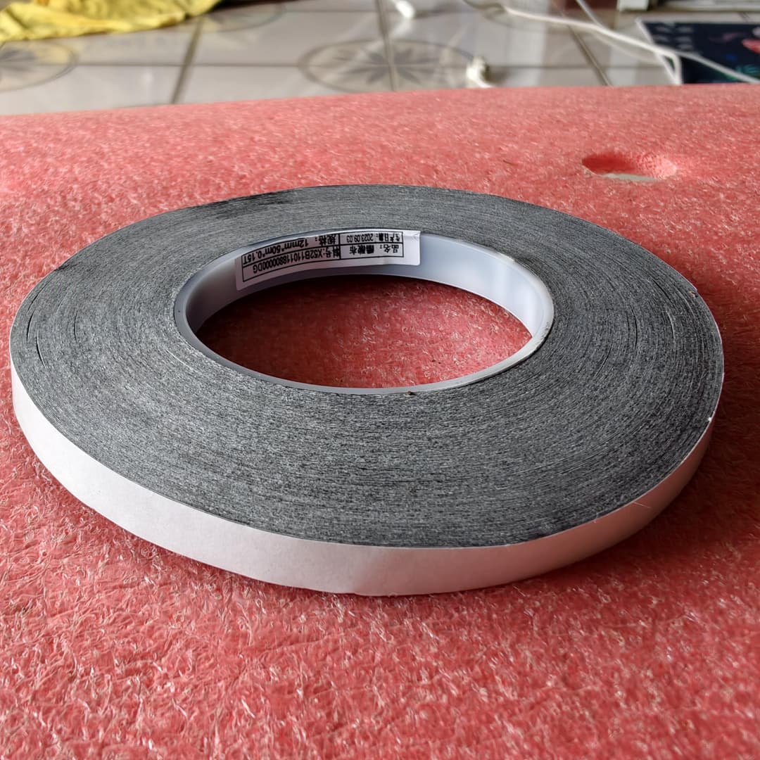 เทป 2 หน้า กว้าง 12มม. ยาว50เมตร หนา 0.15T