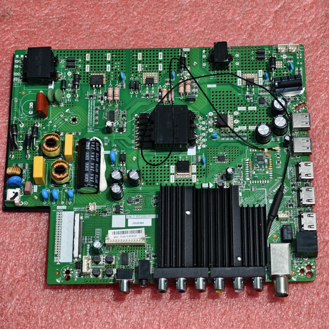บอร์ดทีวี ALTRON HK.T.RT2851P838 รุ่น LTV-5504 (112-180v/400mA)